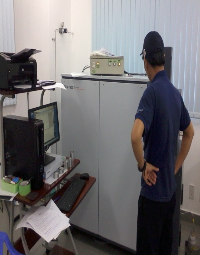 Công ty TECOTEC phối hợp cùng chuyên gia hãng SHIMADZU lắp đặt máy phân tích thành phần kim loại PDA7000 cho công ty ty AIDO INDUSTRY 17 PDA 7000203
