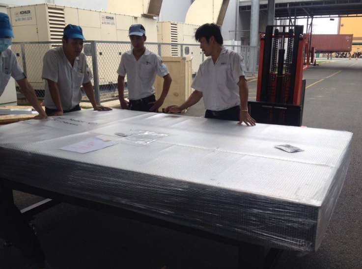 TECOTEC GROUP bàn giao bàn khử rung RHS-2415K5 cho Công Ty TNHH Fujikura Fiber Optics Việt Nam