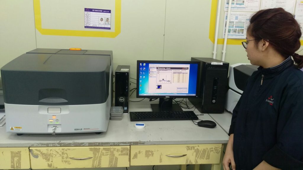 TECOTEC LẮP ĐẶT MÁY QUANG PHỔ HUỲNH QUANG TIA X EDX-LE TẠI S-CONNECT BG VINA