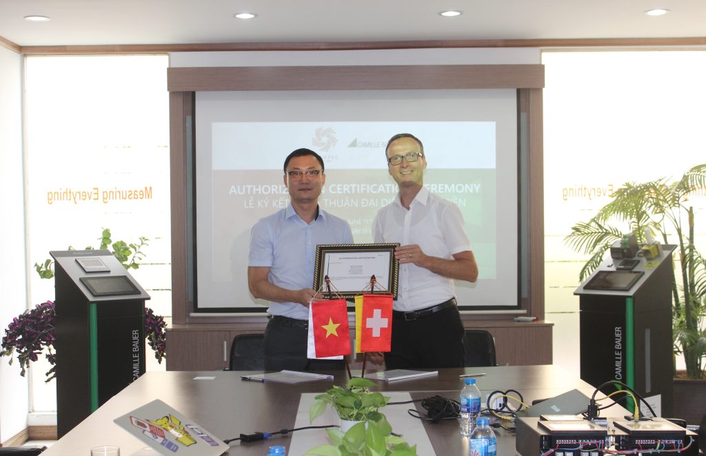 LỄ KÝ KẾT THOẢ THUẬN ĐẠI DIỆN ĐỘC QUYỀN TẠI VIỆT NAM GIỮA TECOTEC GROUP VÀ HÃNG CAMILLE BAUER METRAWATT AG (THỤY SĨ)