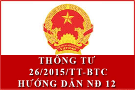 Các thay đổi mới cần chú ý của Thông tư 26/2015/TT-BTC về thuế GTGT