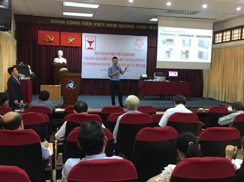 HỘI THẢO “GIỚI THIỆU THIẾT BỊ SHIMADZU ỨNG DỤNG TRONG NGHIÊN CỨU KHOA HỌC VẬT LIỆU & SẢN XUẤT”
